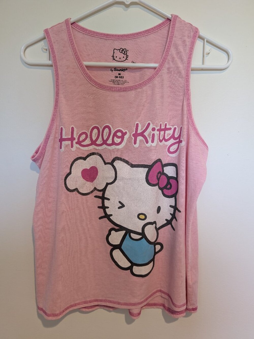 Hello Kitty Pink Tank Top - Size Medium